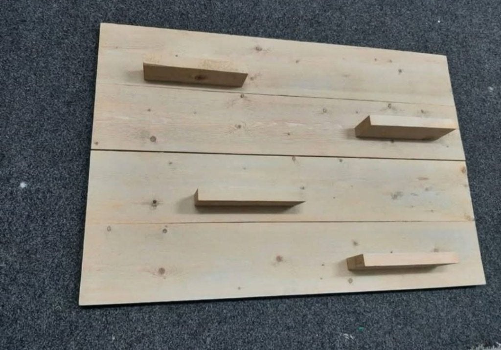Steigerhouten wandplank, Ophalen, Zo goed als nieuw