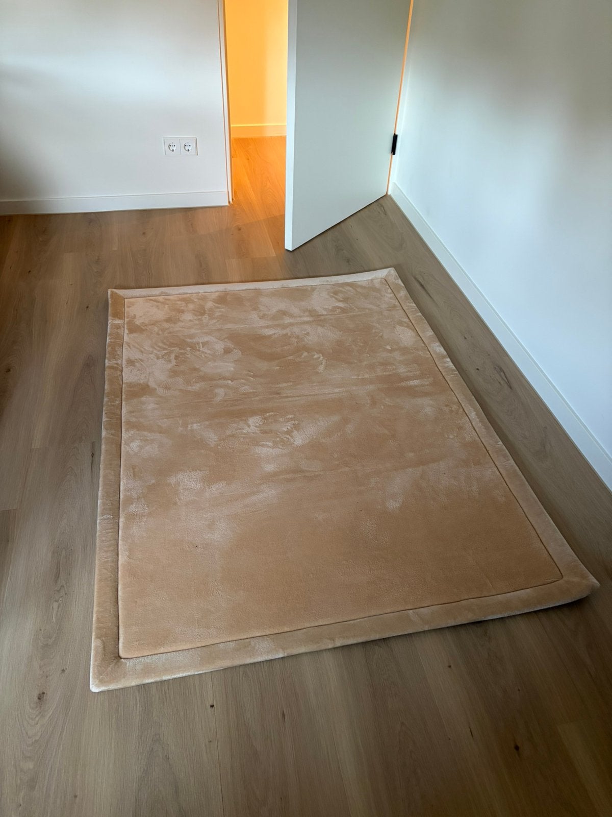 Wasbare speelmat Jip Beige 120x160cm, Ophalen, Zo goed als nieuw, Speelkleed