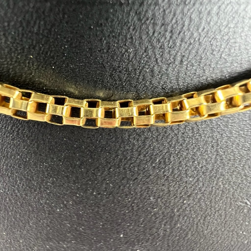 Gouden Ketting | 18k | 15,58g | venetiaan | 80cm | 415748, Ophalen of Verzenden, Gebruikt, Goud, Goud
