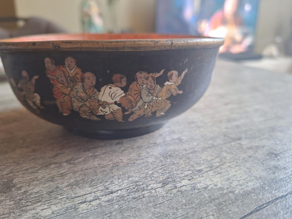 Japanse lakkom 19e of 20ste eeuw, Ophalen