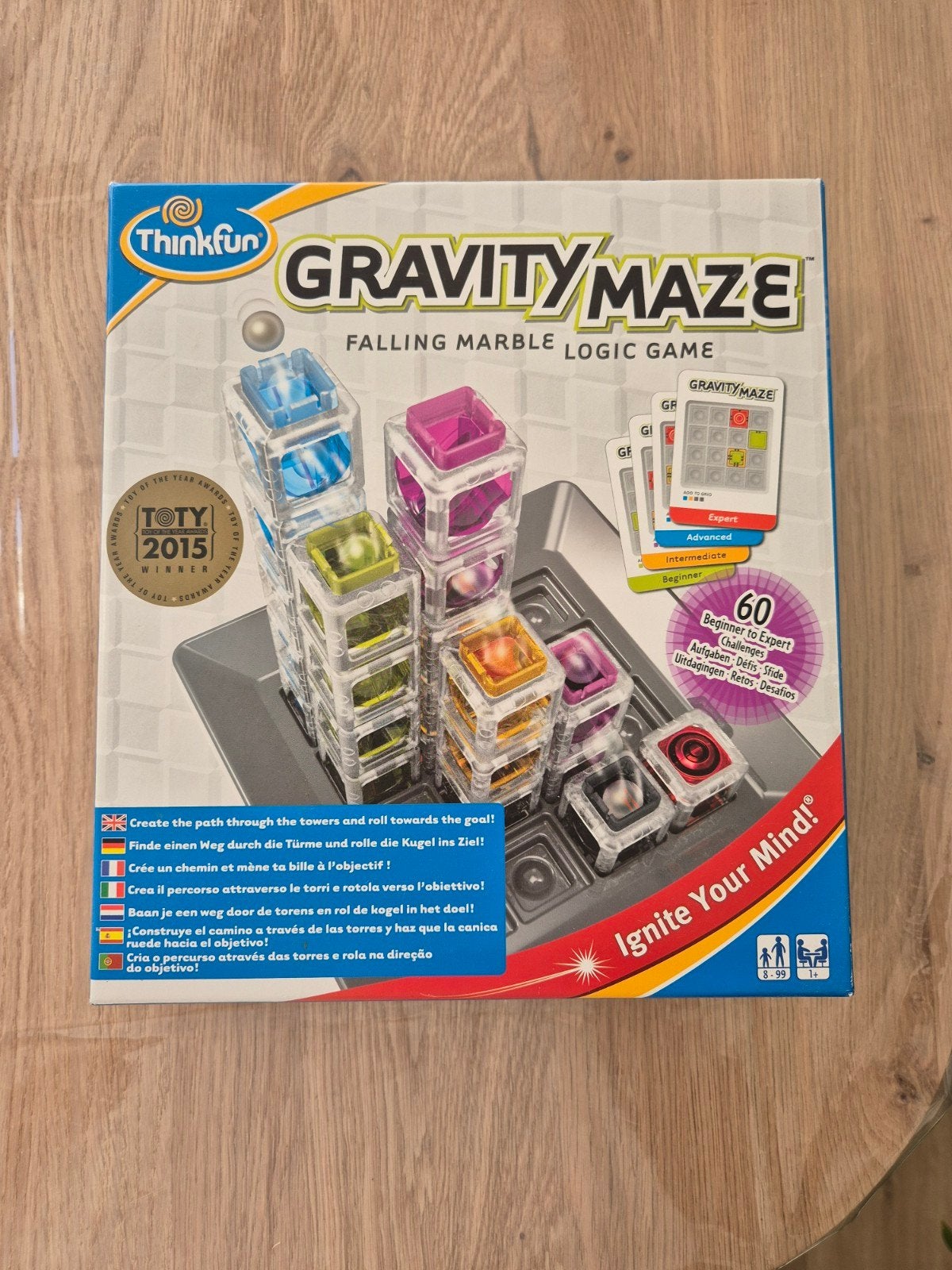 Thinkfun Gravity Maze - Logisch knikkerbaan spel, Een of twee spelers, Ophalen of Verzenden, Zo goed als nieuw, Thinkfun