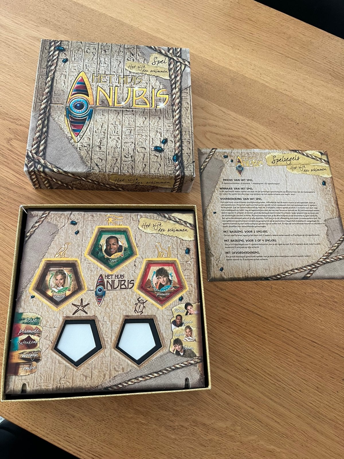 Het huis Anubis spel en alles aan boord spel, Ophalen of Verzenden, Zo goed als nieuw