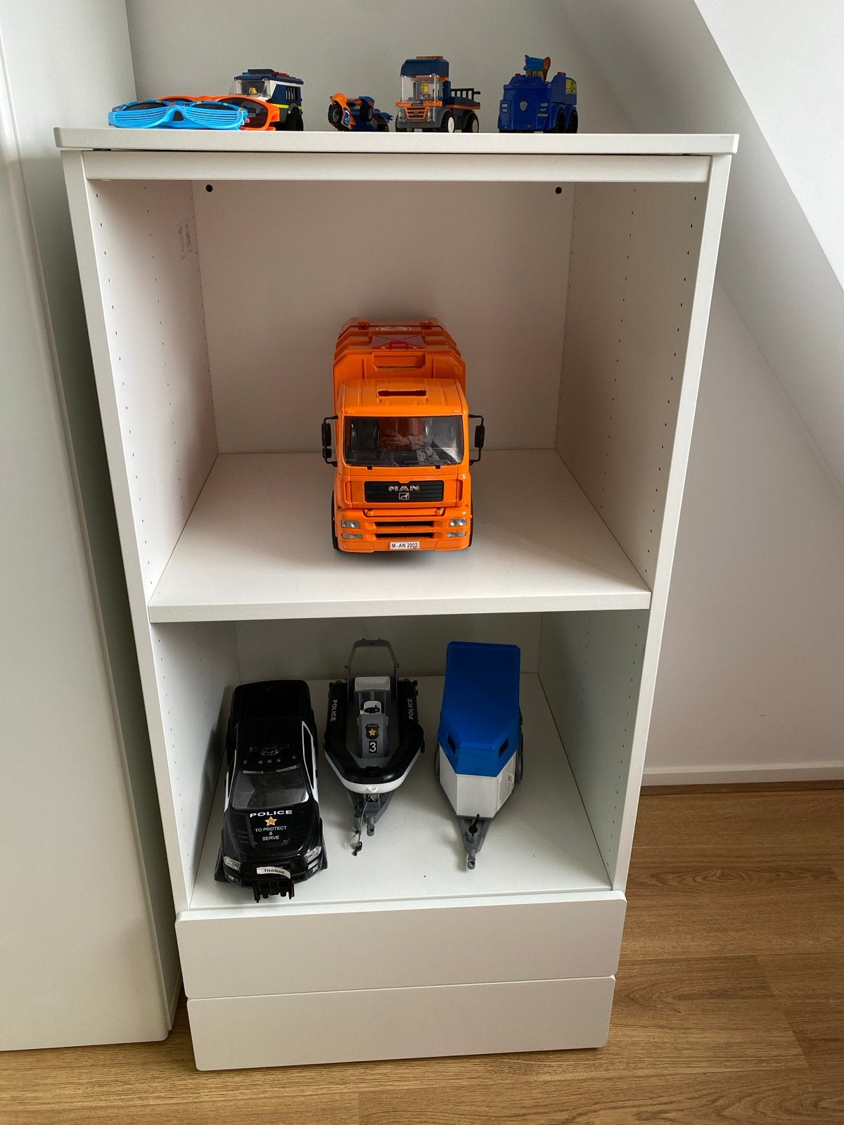 Witte kast (ikea) smastad / platsa 60x57x123 cm, Ophalen, 100 tot 150 cm, 50 tot 100 cm, Zo goed als nieuw