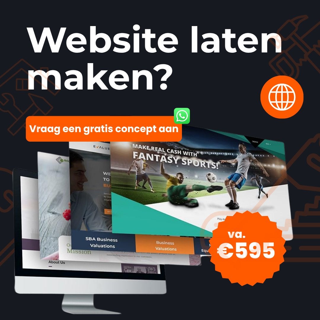 Website nodig? Website laten maken? Vraag gratis concept aan, Computers en Software, Ophalen of Verzenden, Zo goed als nieuw
