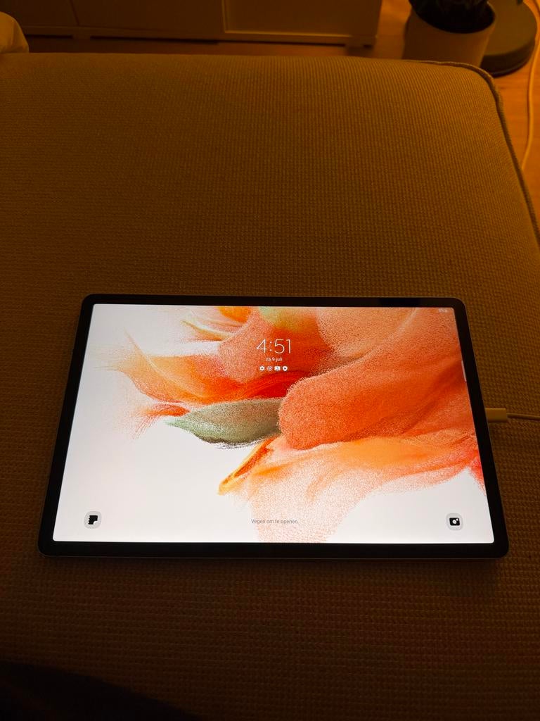 Samsung Galaxy Tab S7 FE 128GB + Sim (Wi-Fi en Mobiel intern, Ophalen, Gps, 12 inch, Zo goed als nieuw
