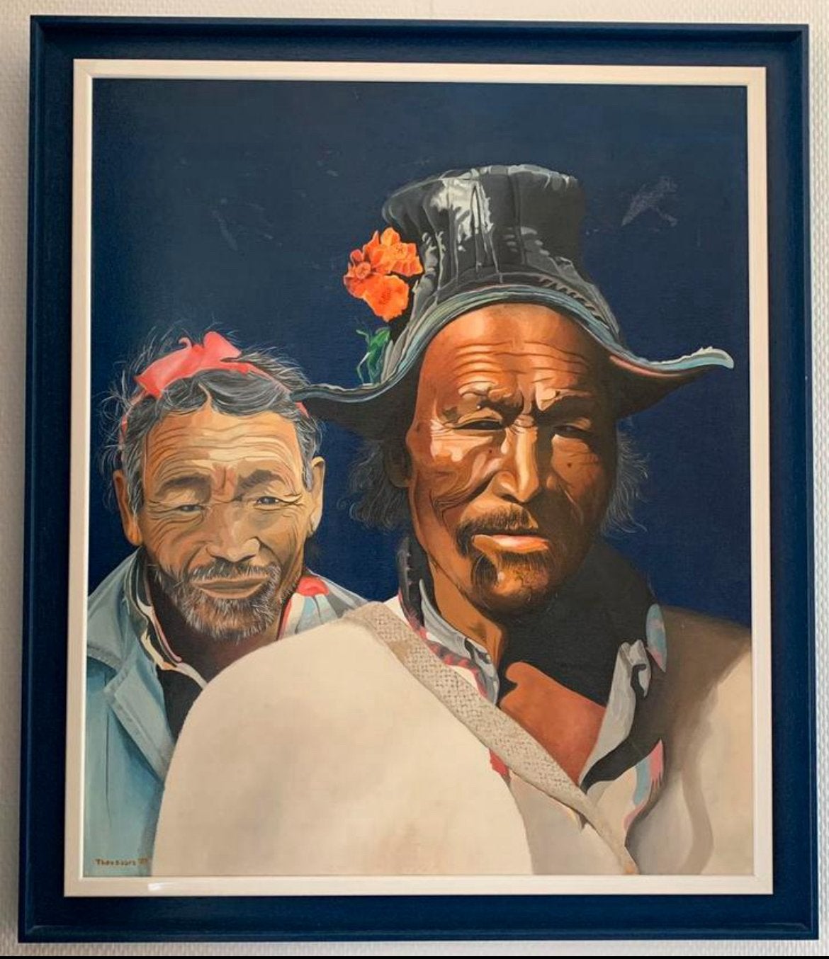 Theo Baars “Tibetaanse mannen”, Ophalen