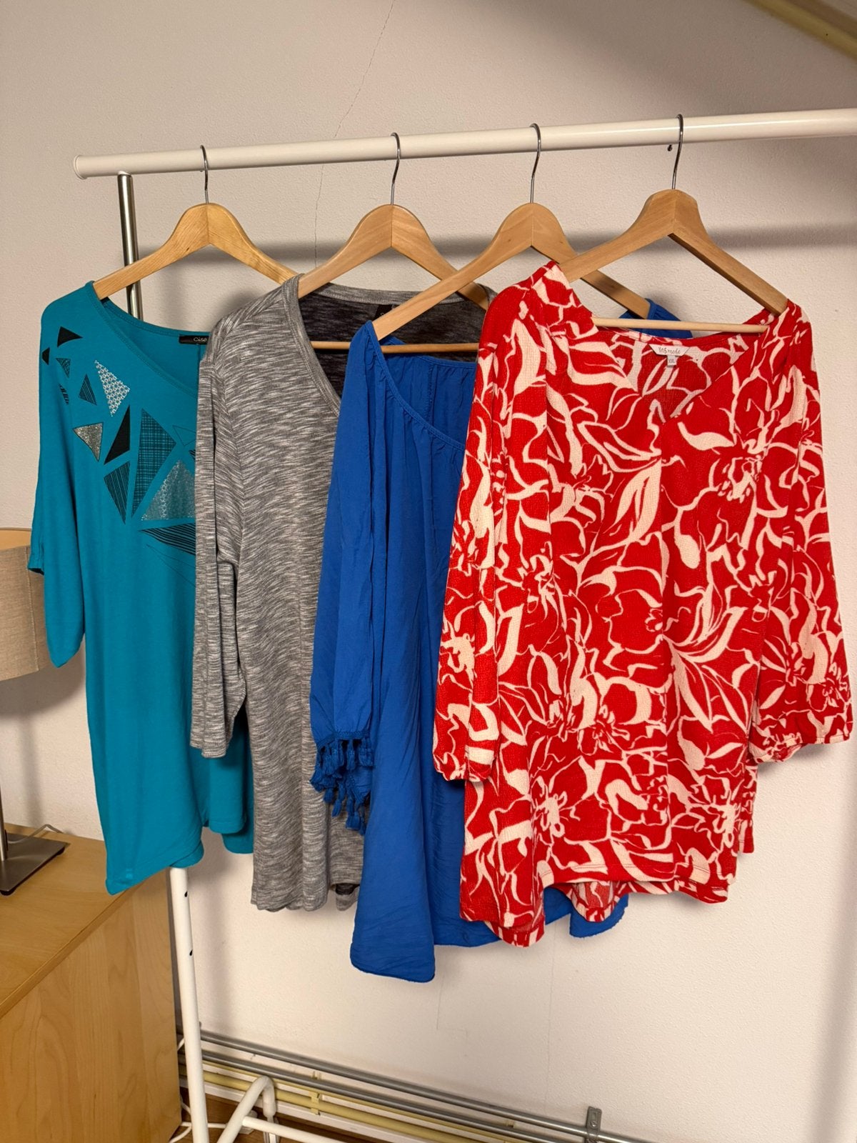 Dameskledingpakket mt 2xl /xxl (mt 52/54)  4 stuks ook nieuw, Kleding | Dames, Grote Maten, Verzenden, Zo goed als nieuw, Rood