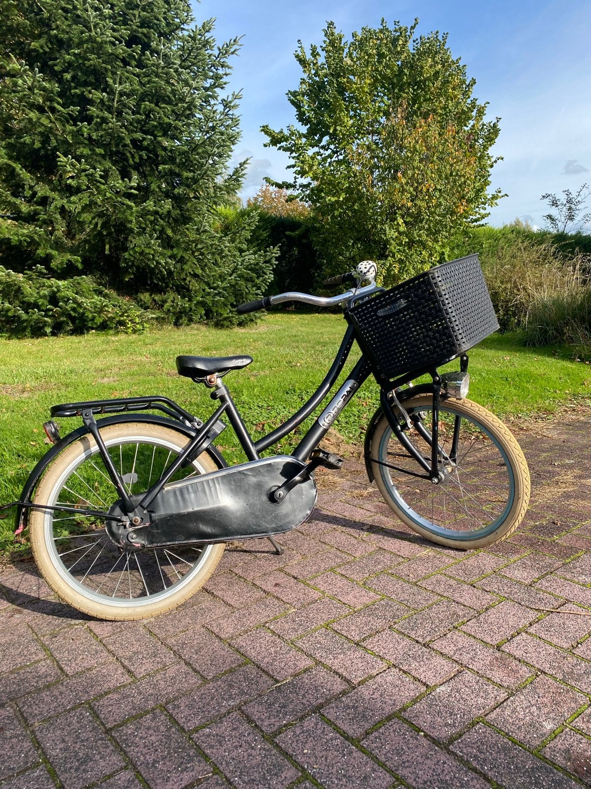 Zwarte popal meisjesfiets 20 inch., Ophalen, Gebruikt, 20 inch