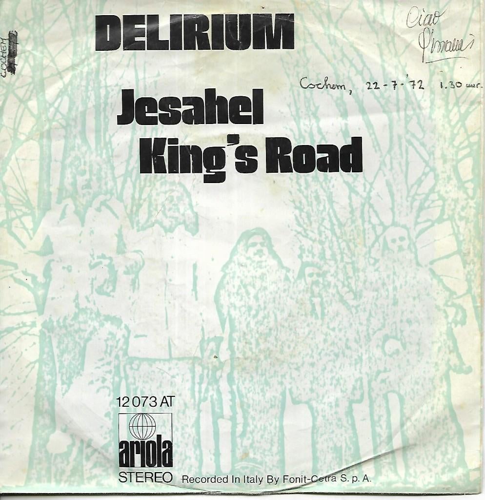 Delerium - Jesahel, Gebruikt, Single, Pop, Fotohoes
