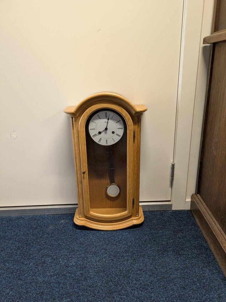 wandklok, Ophalen, Zo goed als nieuw, Wandklok