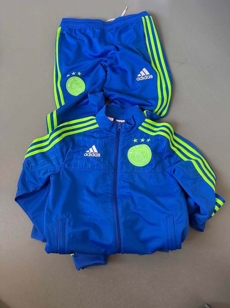 Adidas Ajax trainingspak blauw neon geel, Blauw, Nieuw, Overige maten, Ophalen of Verzenden