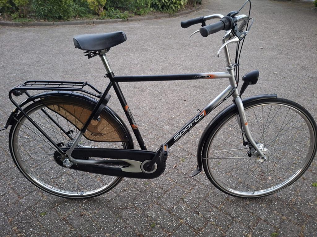 Herenfiets Sparta Apollo 28 inch 3 versn en Naafdynamo, Sparta, Versnellingen, Ophalen of Verzenden, Zo goed als nieuw