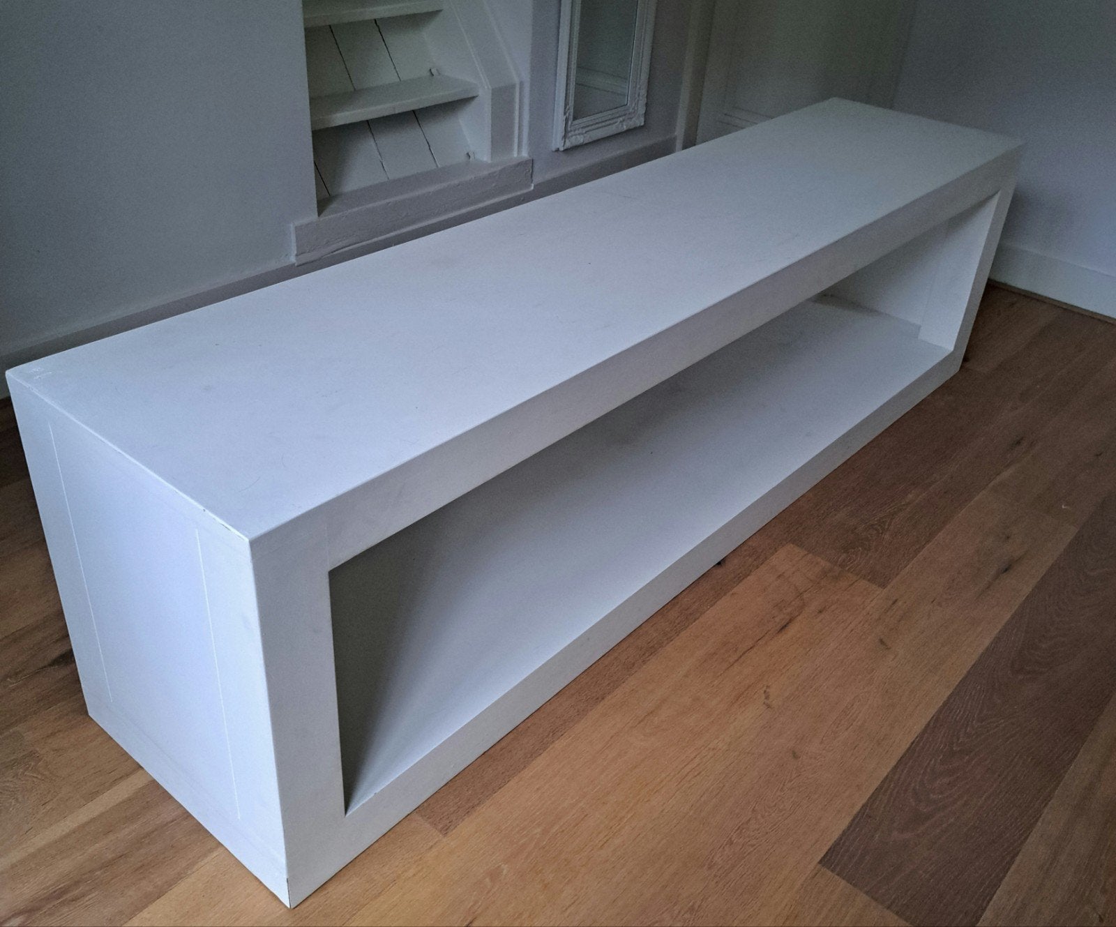TV-meubel / Dressoir wit, Ophalen, Gebruikt, 150 tot 200 cm, Minder dan 100 cm
