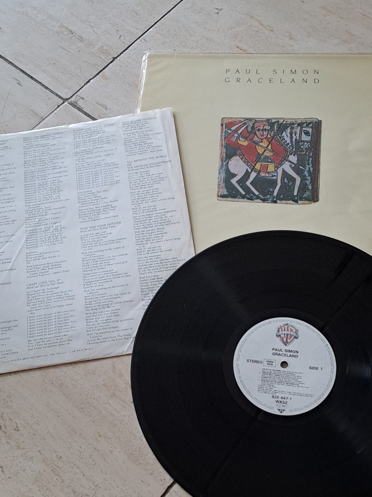 Paul Simon - Graceland LP (Pop, Rock), LP, Gebruikt, Pop, Ophalen of Verzenden