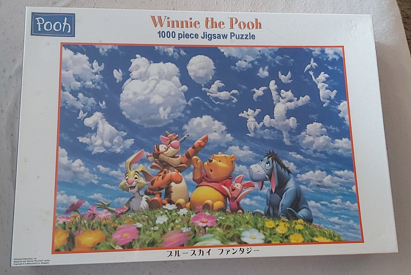 Tenyo Disney Winnie de Pooh Jigsaw Puzzel 1000 stukjes, Ophalen of Verzenden, 500 t/m 1500 stukjes, Nieuw, Legpuzzel