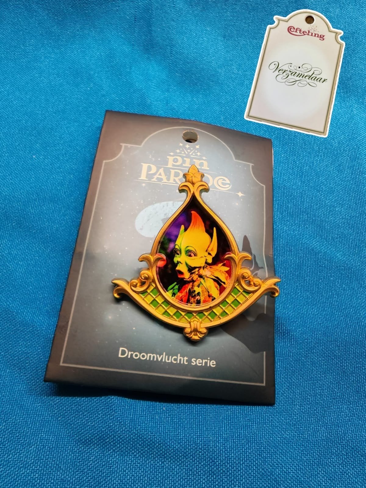Efteling pin Droomvlucht Bosgeest met zakje NIEUW, Verzamelen, Ophalen of Verzenden, Nieuw, Button of Speldje