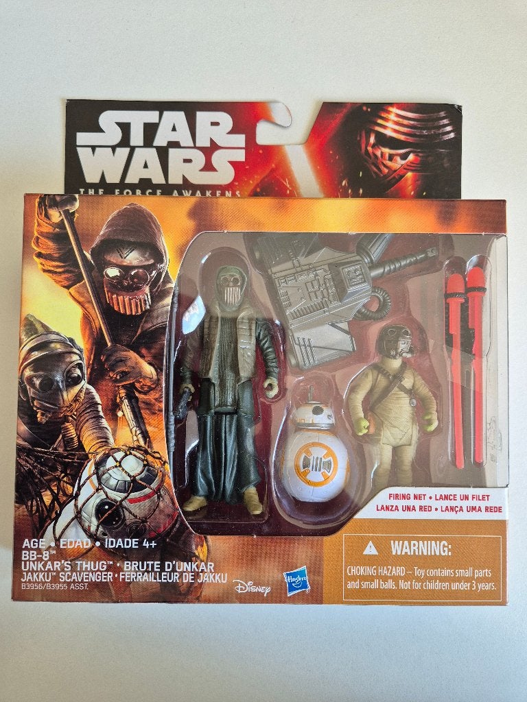 Star Wars TFA BB-8, Unkar's Thug & Jakku Scavenger, Verzamelen, Star Wars, Ophalen of Verzenden, Nieuw, Actiefiguurtje