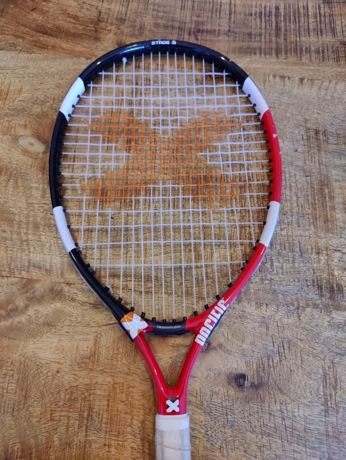 Pacific kinder tennisracket met beschermhoes, Ophalen, Gebruikt, Racket, Overige merken