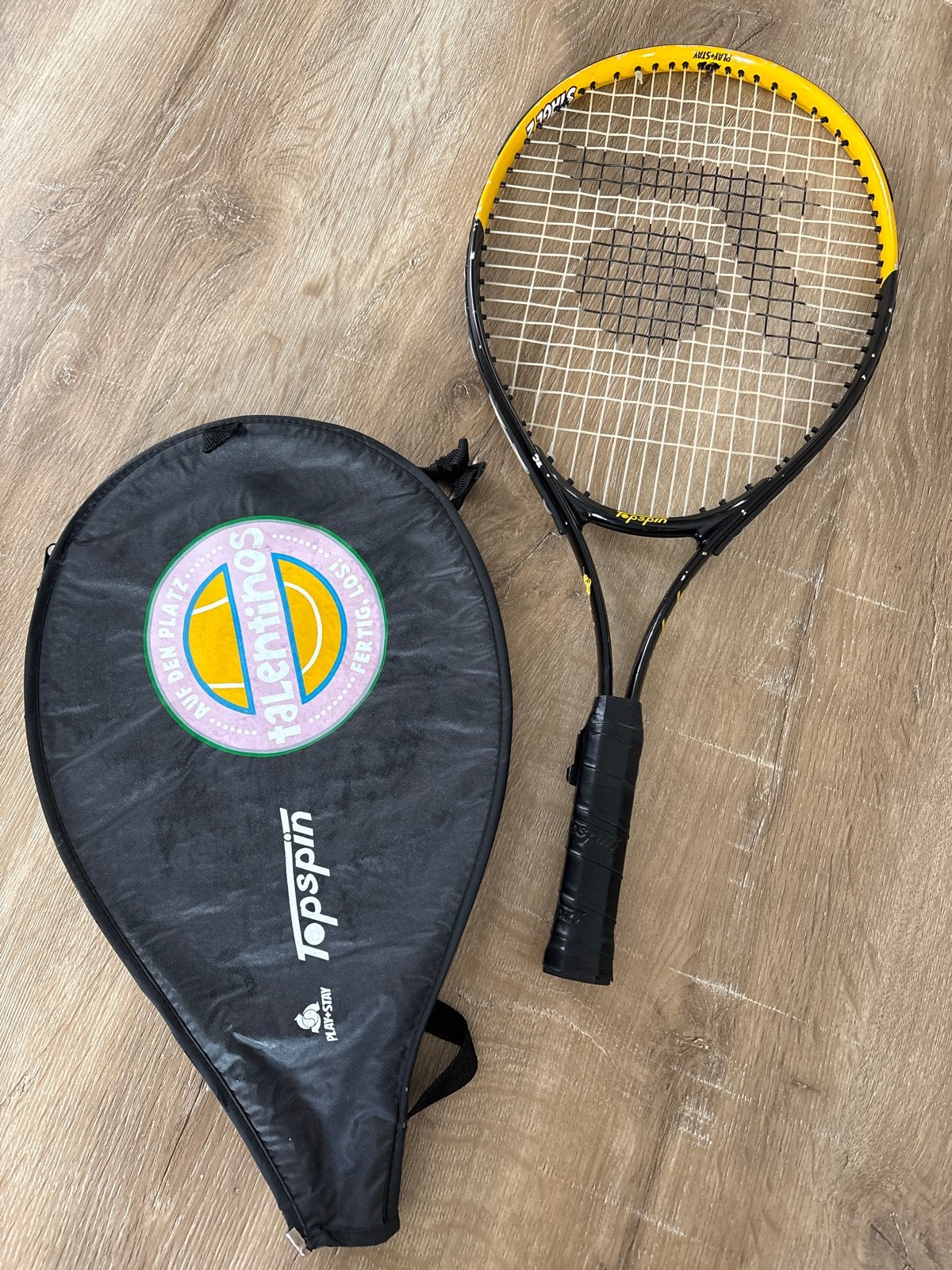 Topspin kinderracket met hoes, Ophalen, Gebruikt, Racket, Overige merken