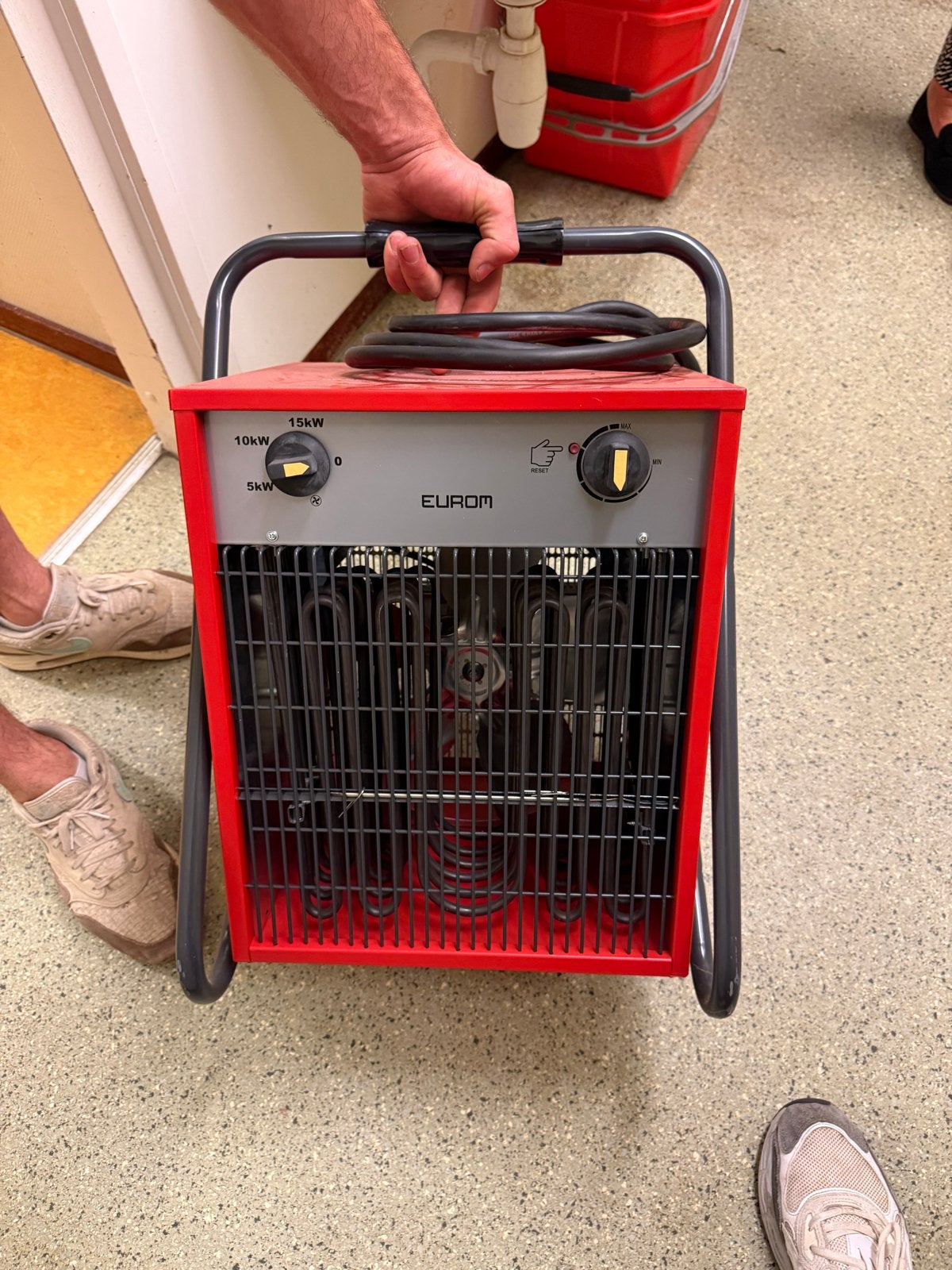Eurom EK15002 Elektrische Kachel - Nieuw, Ophalen of Verzenden, Nieuw, 800 watt of meer, Kachel