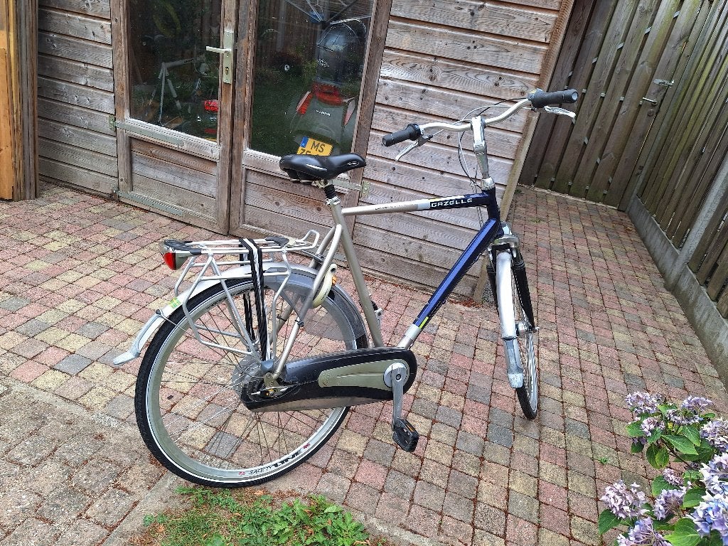 gazelle chamonix herenfiets, Ophalen, Gebruikt, Versnellingen, 61 tot 65 cm