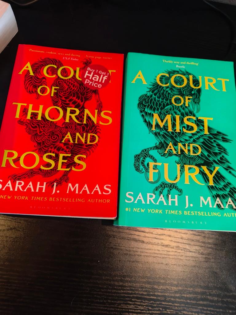 A Court of Thorns and Roses & A Court of Mist and Fury, Boeken, Fantasy, Ophalen of Verzenden, Gelezen, Sarah J. Maas