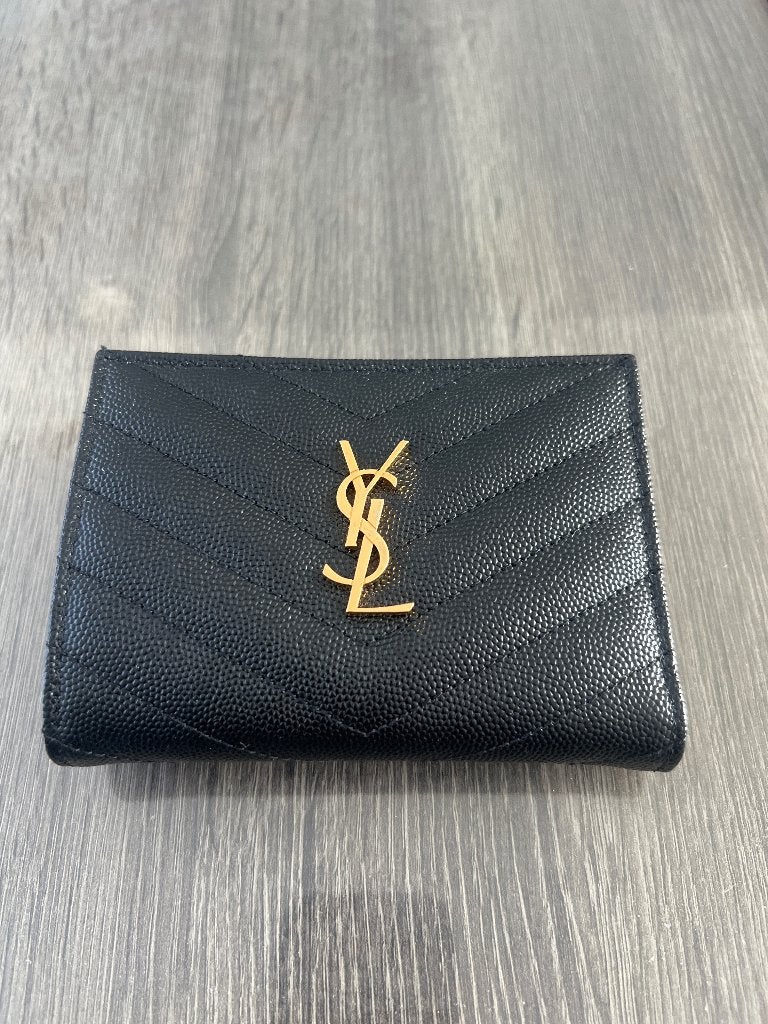 Yves Saint Laurent Cassandre Portemonnee, Ophalen of Verzenden, Zo goed als nieuw, Zwart, Overige merken
