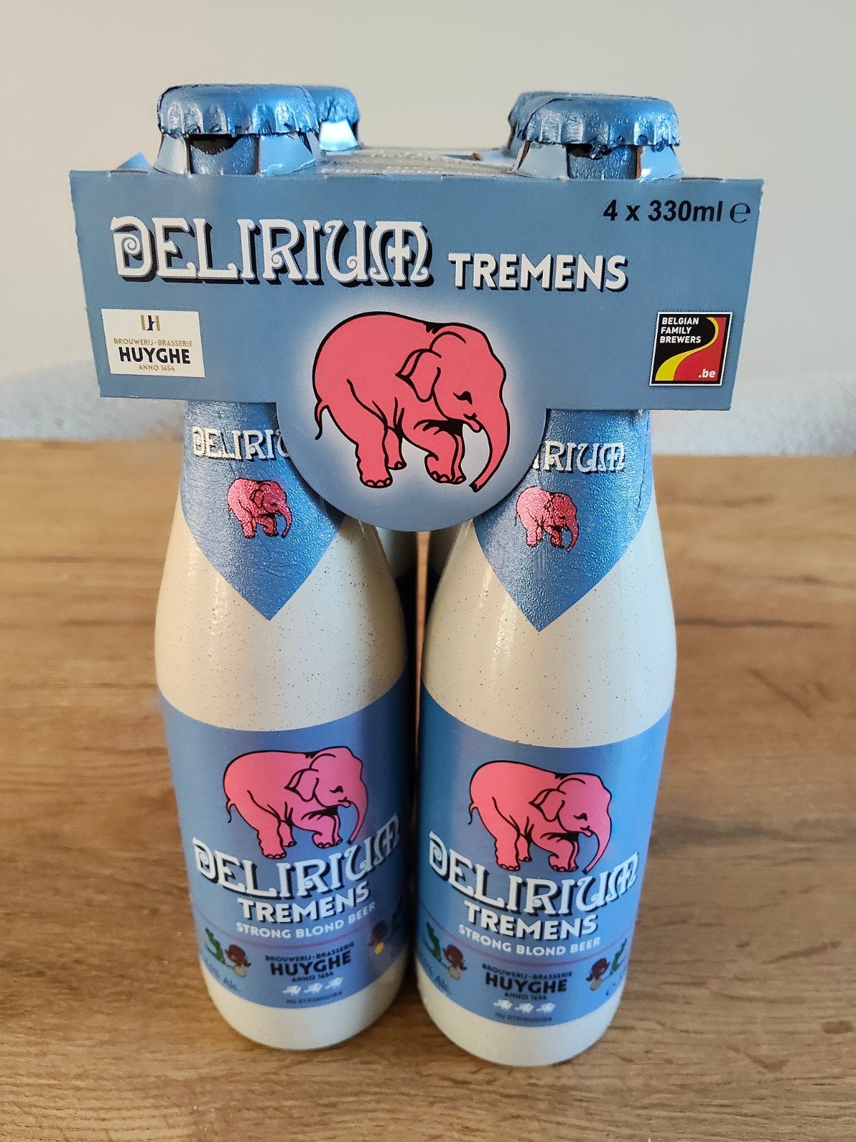 4-pack Delirium Tremens Blond Bier - 330ml flessen, Ophalen of Verzenden, Nieuw, Flesje(s), Overige merken