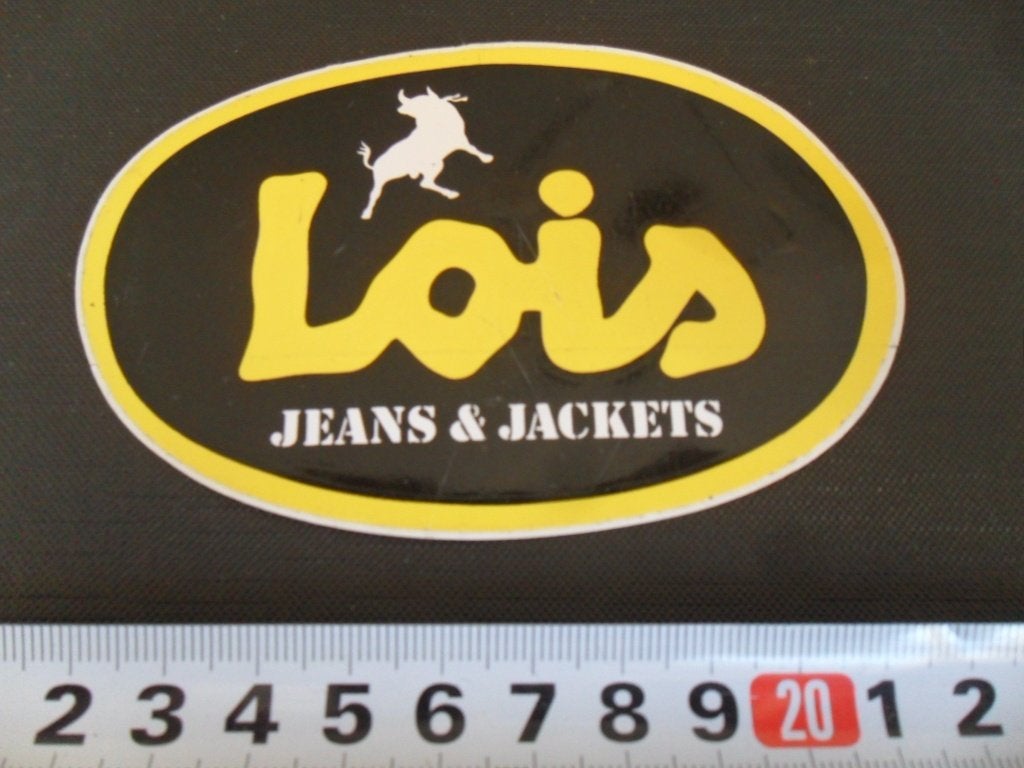 sticker ovaal logo LOIS jeans & jackets, Ophalen of Verzenden, Zo goed als nieuw