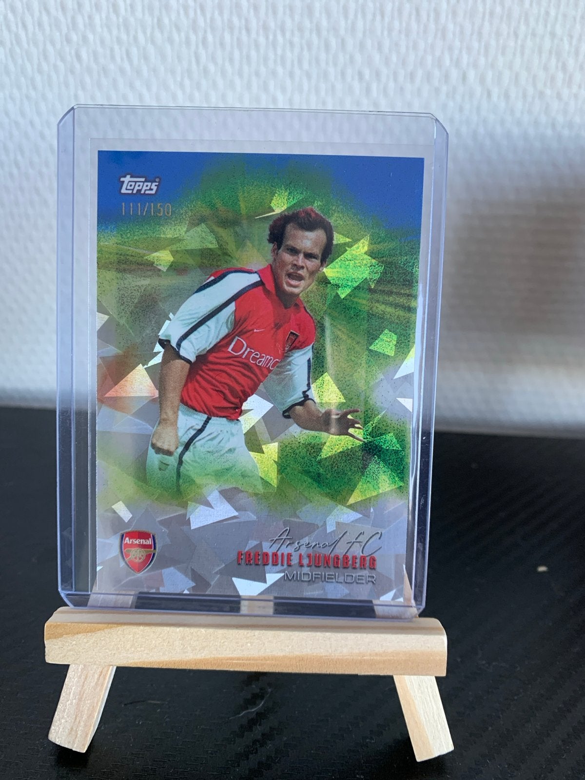 Freddie Ljungberg Topps Kaart 111/150 Arsenal, Verzenden, Zo goed als nieuw, Buitenlandse clubs, Spelerskaart