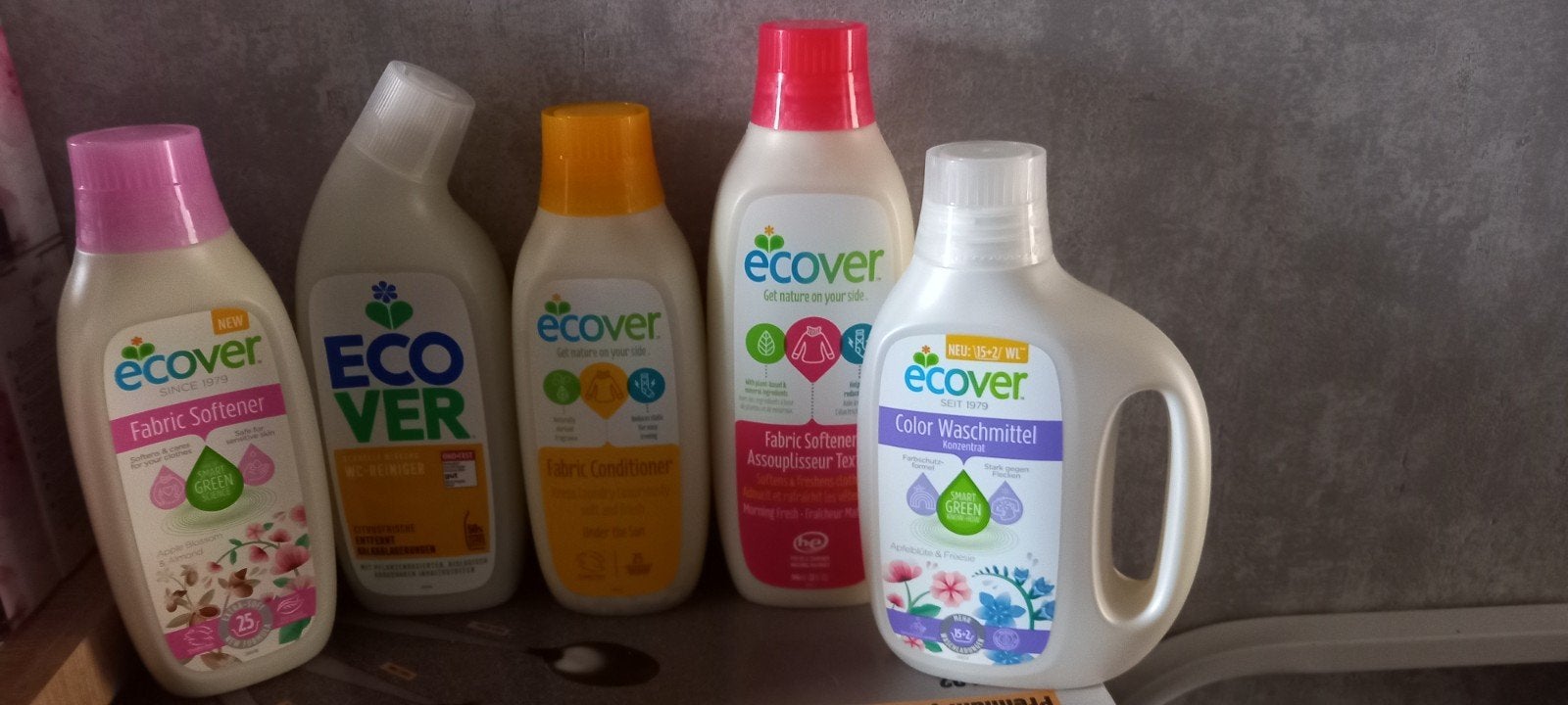 Ecover Wasmiddel, Wasverzachter en WC-reiniger, Ophalen, Schoonmaakmiddel