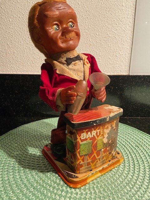 Bartender made by TN japan battery toy '60er jaren, Antiek en Kunst, Antiek | Speelgoed, Ophalen of Verzenden