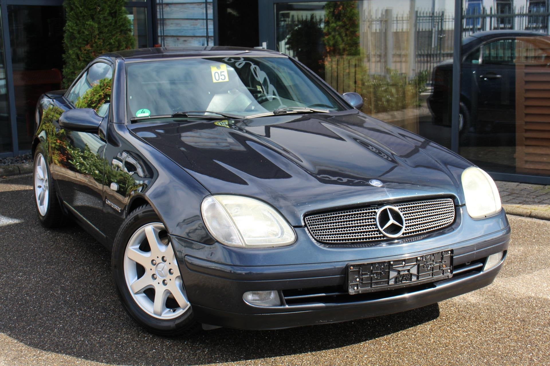 Mercedes-Benz SLK 230 K. Eibach, AMG, Ate Power Disc, Auto's, Stof, Cabriolet, Zwart, Mercedes-Benz