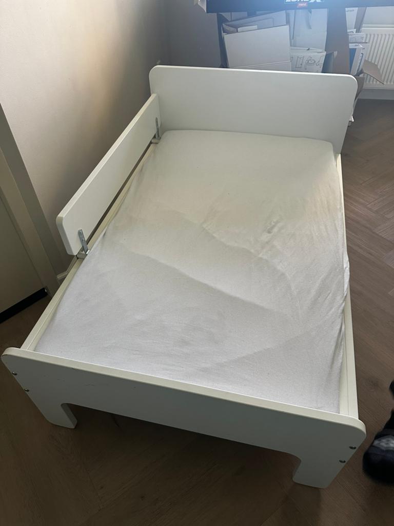 Meegroei kinderbed Ikea, Kinderen en Baby's, Kinderkamer | Bedden, Ophalen, Gebruikt, 70 tot 85 cm, Lattenbodem