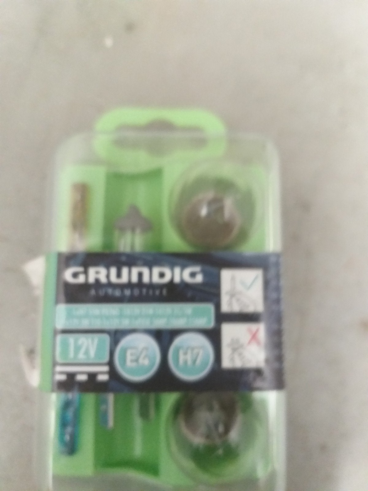 Grundig Automotive 12V E4 H7 Lampenset, Auto-onderdelen, Ophalen, Nieuw, Universele onderdelen