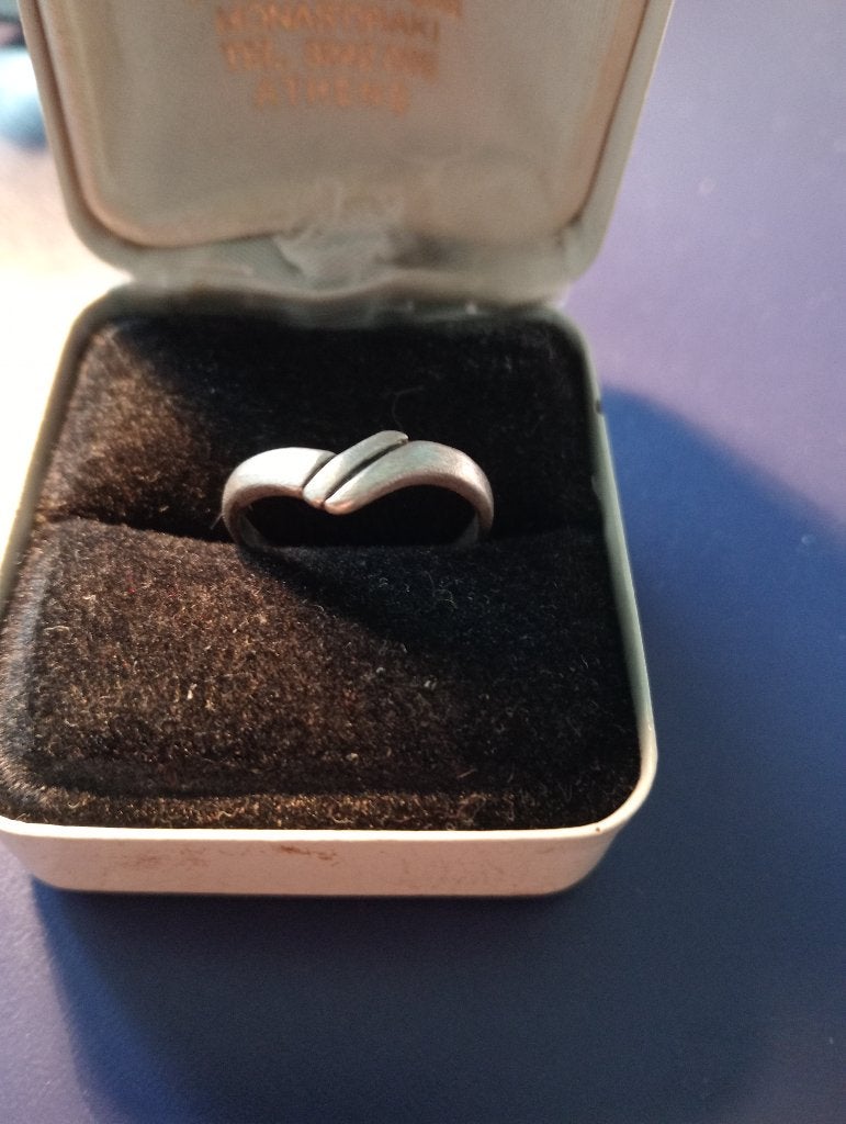 zilveren Ring, Ophalen of Verzenden, 17 tot 18, Dame, Zilver