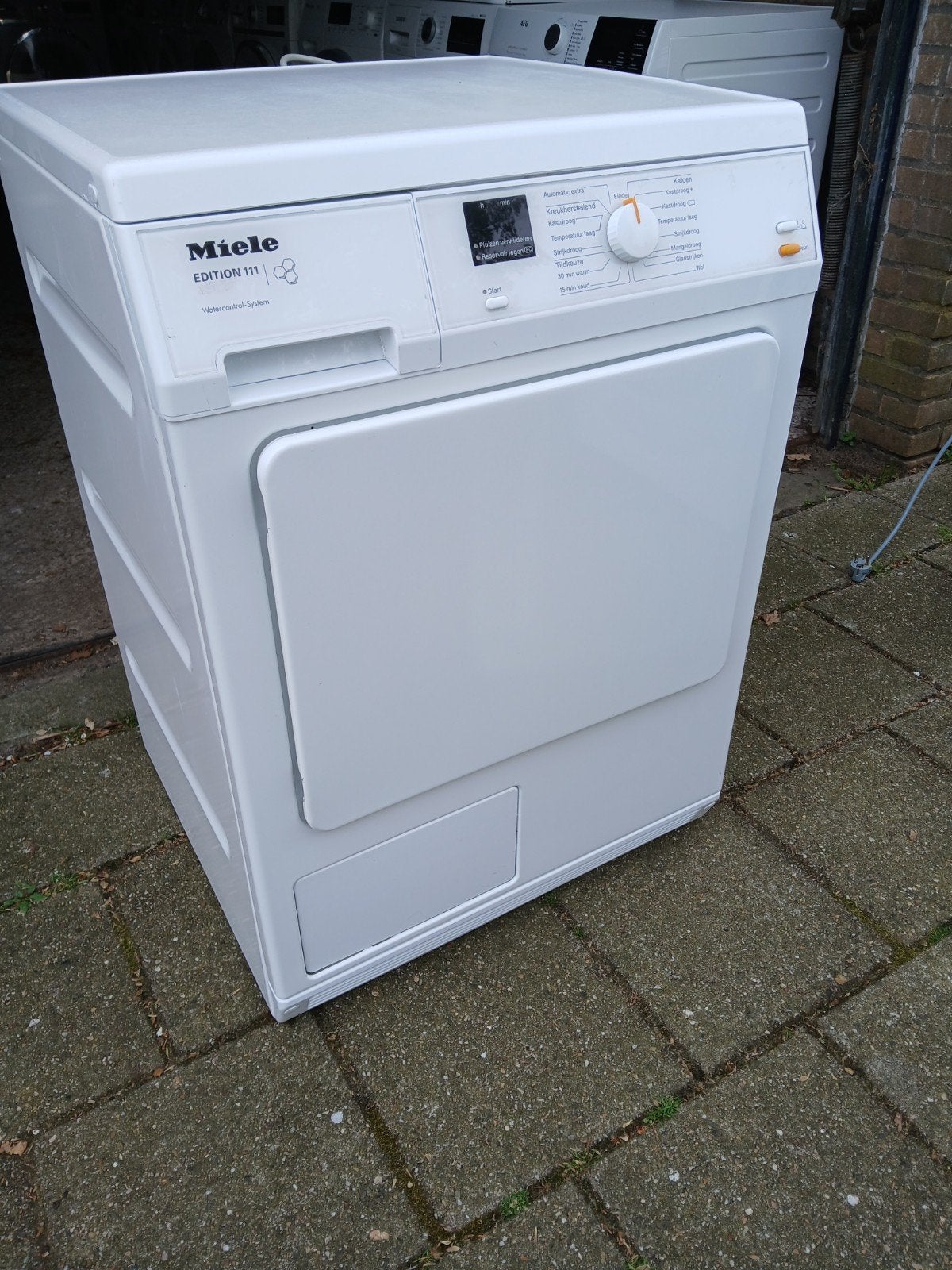 condensdroger miele w-classic 7kg energie-B, Ophalen, 6 tot 8 kg, Gebruikt, Minder dan 85 cm