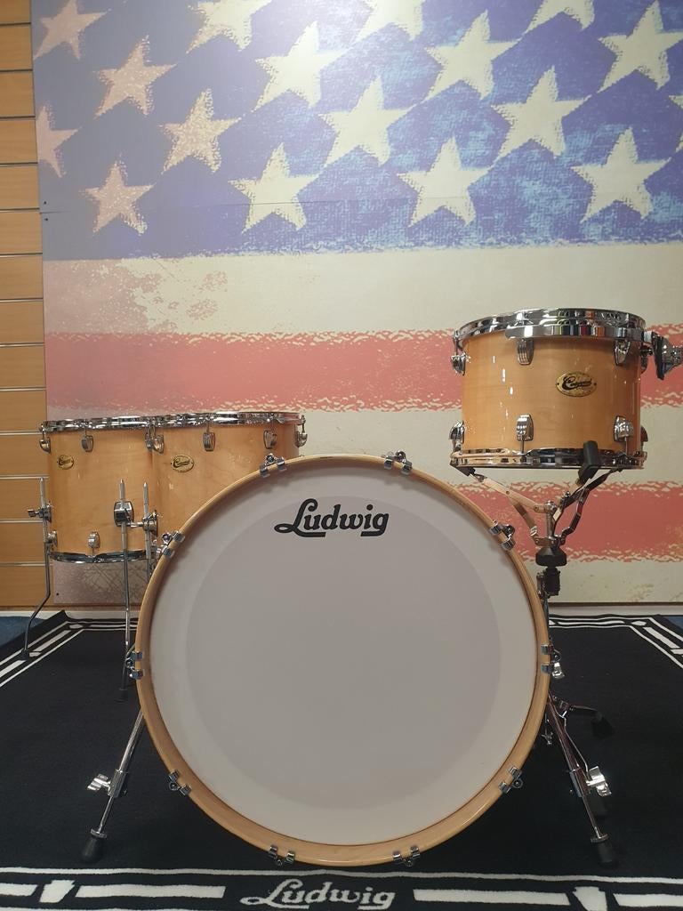Ludwig Centennial maple: in natural: zeer scherpe prijs!!, Ophalen of Verzenden, Nieuw, Ludwig