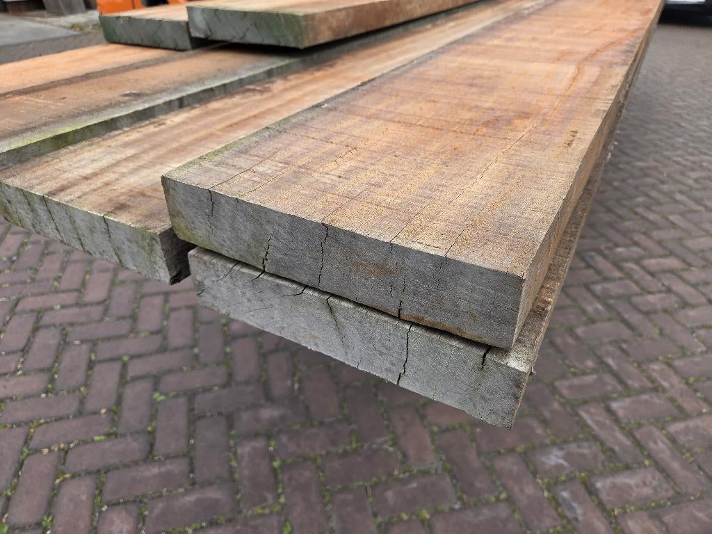 Hardhouten balken 5.0x25.0 cm - nr: HB87, Tuin en Terras, Palen, Balken en Planken, Ophalen, 250 cm of meer, Balken, Hardhout