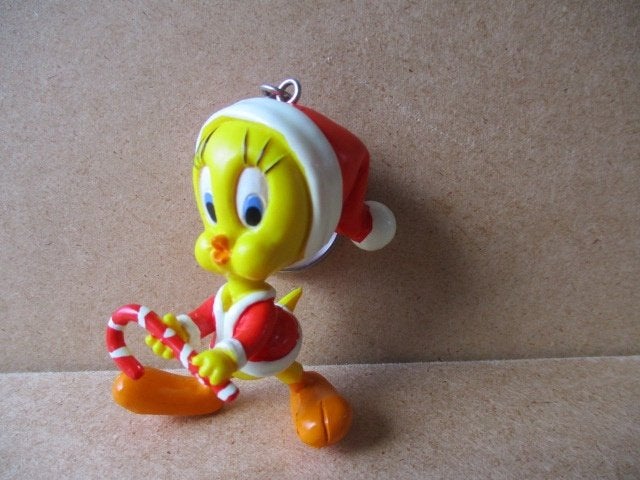 adv10460 tweety sleutelhanger 9, Ophalen, Looney Tunes, Gebruikt, Beeldje of Figuurtje