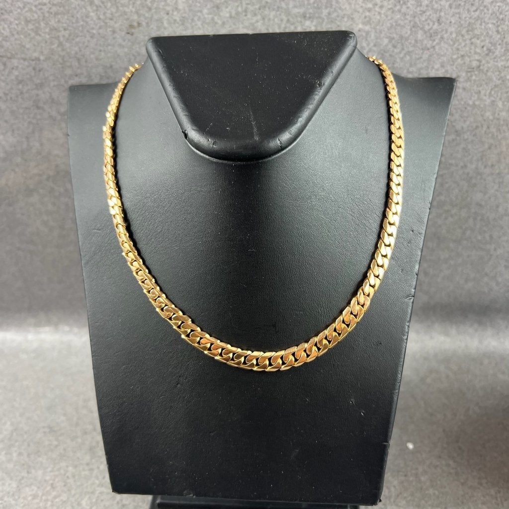 Gouden Ketting | 18k | 48,41g | gourmet | 42cm | 413459, Ophalen of Verzenden, Gebruikt, Goud, Goud