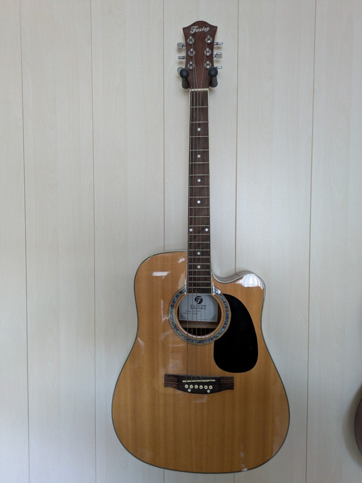 Fazley Western Akoestische Gitaar FE100CN met hoes, Muziek en Instrumenten, Ophalen, Gebruikt, Western- of Steelstringgitaar, Met (piezo-)element