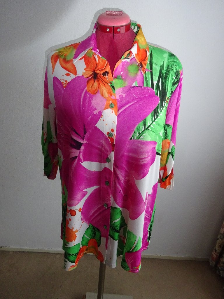 Magna blouse mt 44/46, Maat 46/48 (XL) of groter, Meerkleurig, Verzenden, Magna