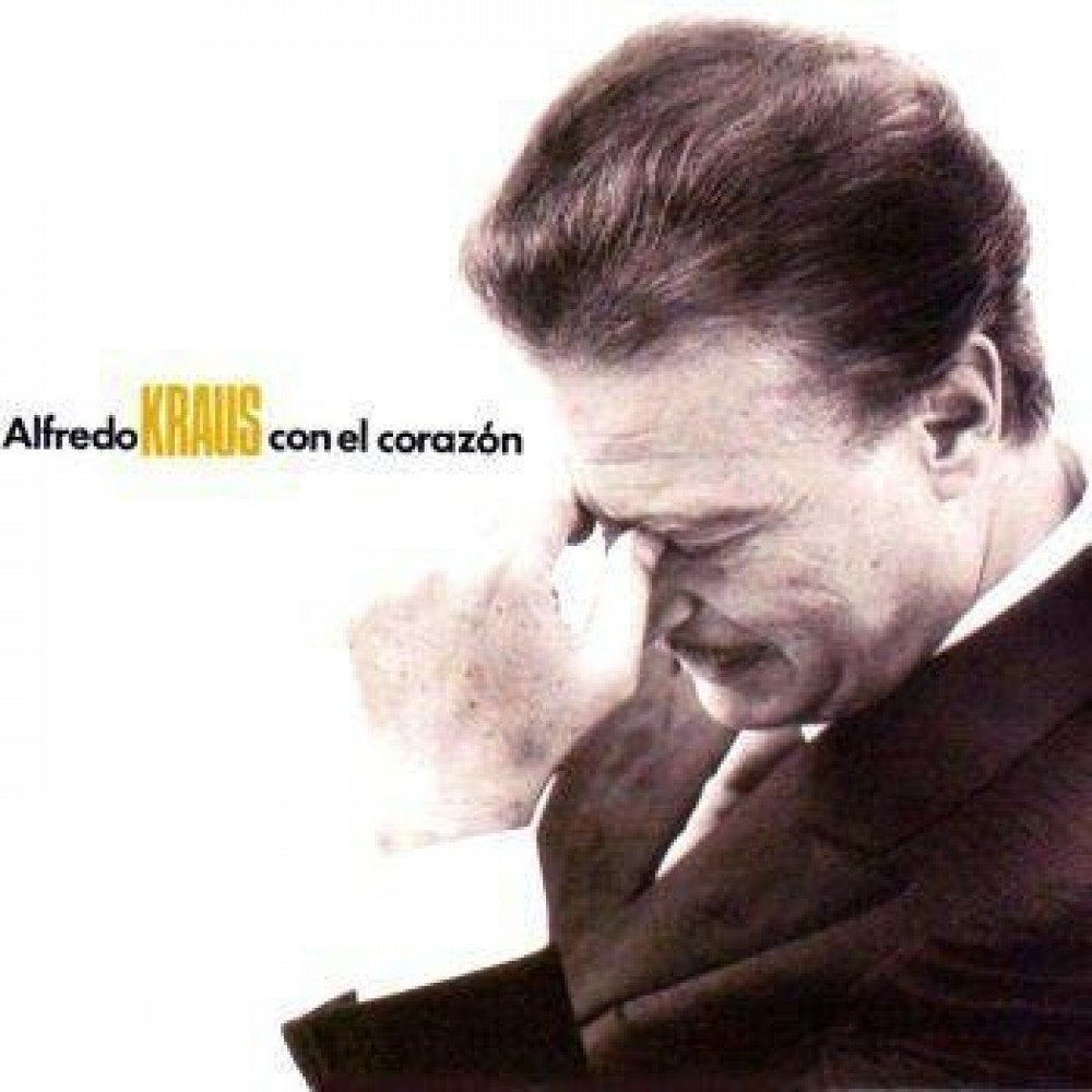 2 LP Alfredo Kraus - Con El Corazón 30712650 Vinyl Elpee, Europees, 1990 - 1999, Ophalen of Verzenden, Zo goed als nieuw