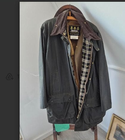 barbour wax jas, Kleding | Heren, Jassen | Winter, Barbour, Overige maten, Ophalen of Verzenden, Zo goed als nieuw