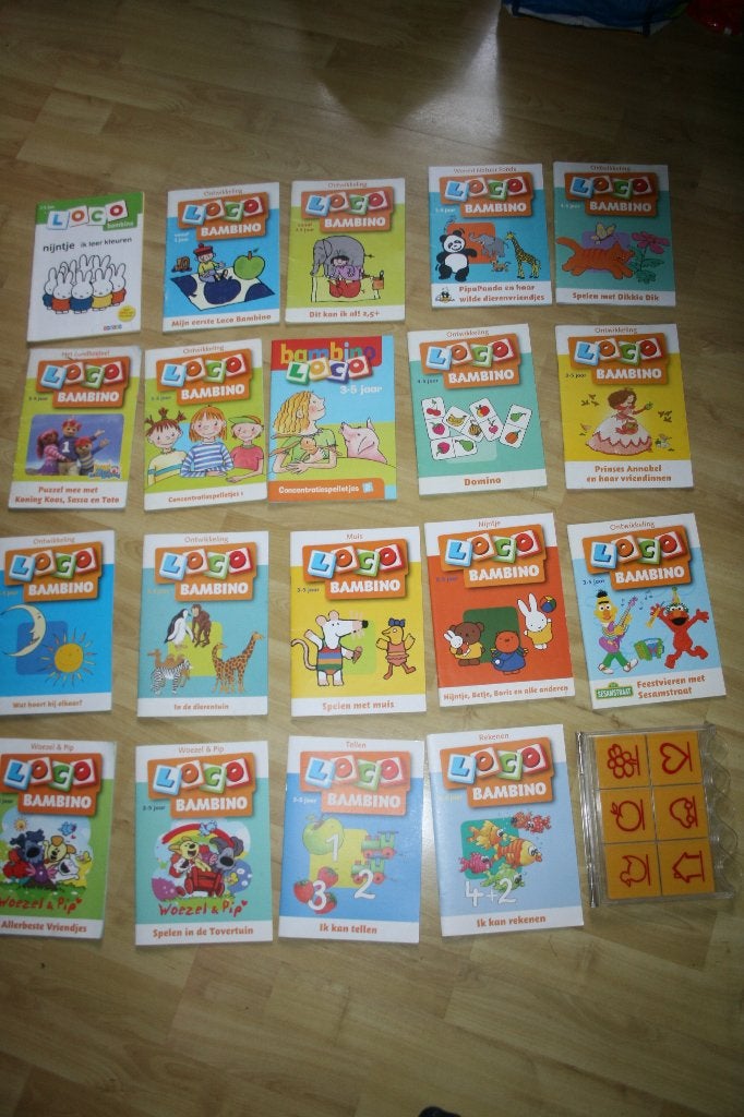 Loco bambino boekjes - 3 euro per stuk - vaste prijs, Verzenden, Rekenen