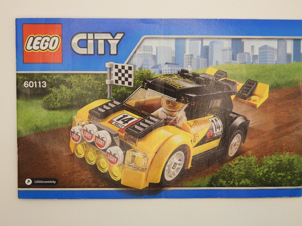 Lego 60113 Rally Car, Gebruikt, Lego, Ophalen of Verzenden, Complete set