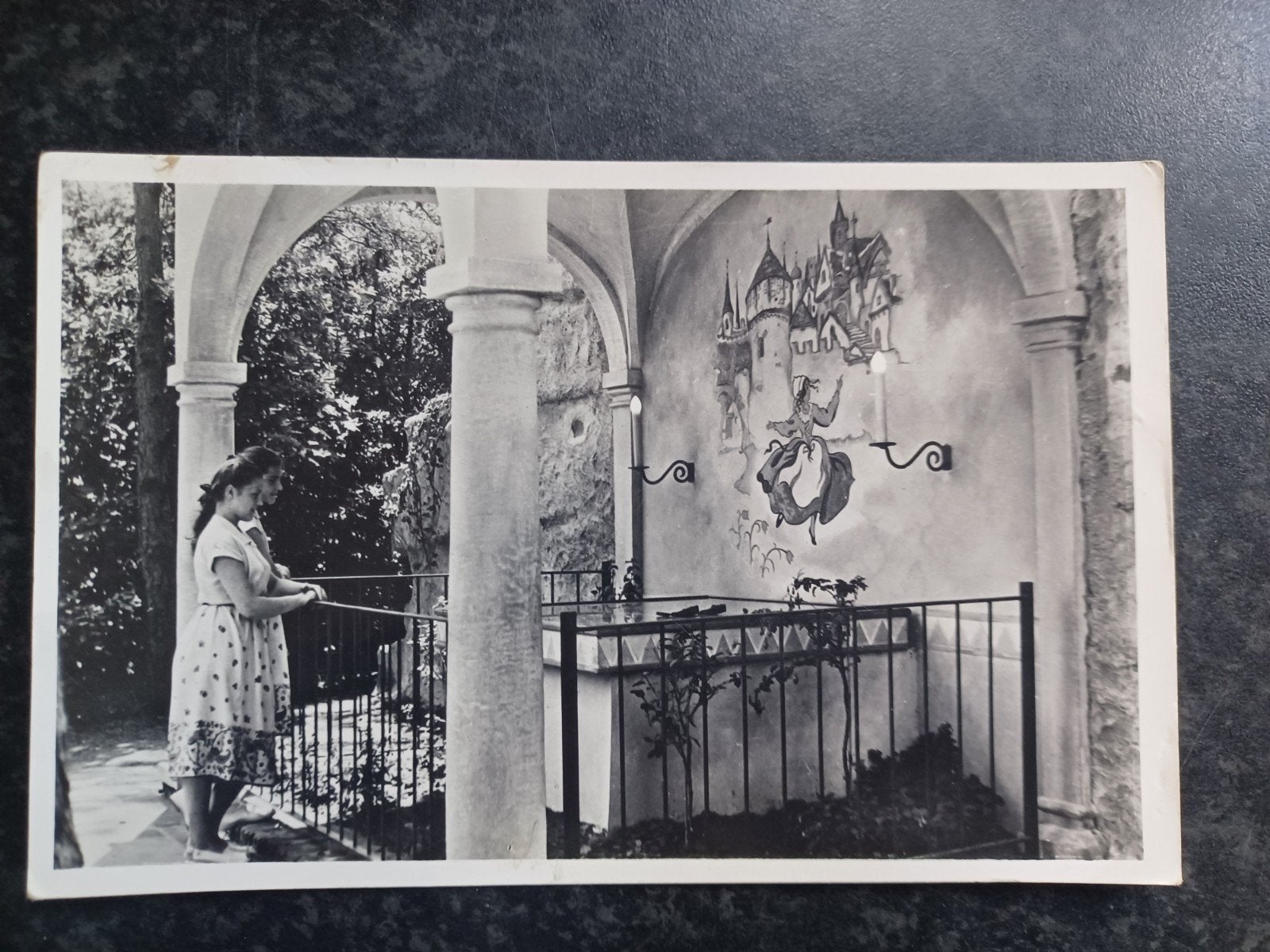Kaatsheuvel De Efteling Dansende rode schoentjes 1958, Ophalen of Verzenden, 1940 tot 1960, Gelopen, Noord-Brabant