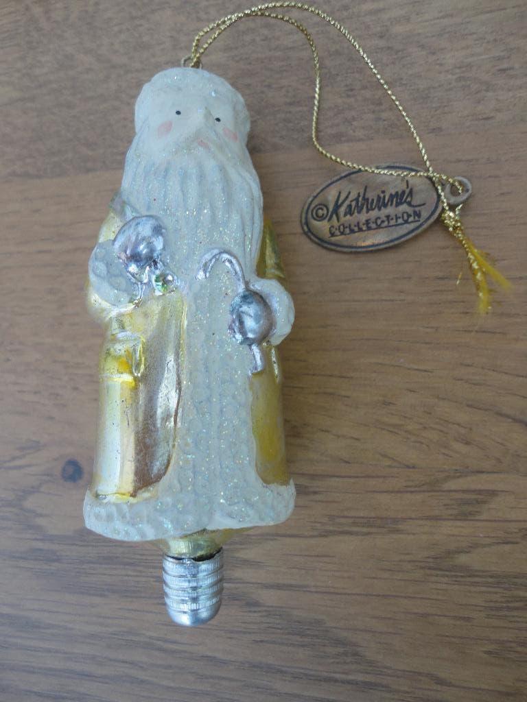 Mooie zware kerstbal Kerstman Katherine's Collection, Ophalen of Verzenden, Gebruikt