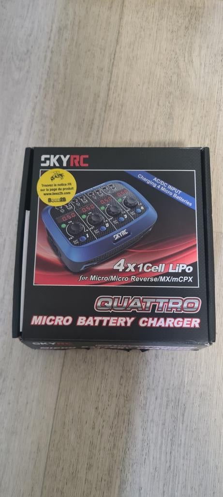 SKYRC Quattro Micro Batterijlader 4x1Cell LiPo, Ophalen of Verzenden, Nieuw